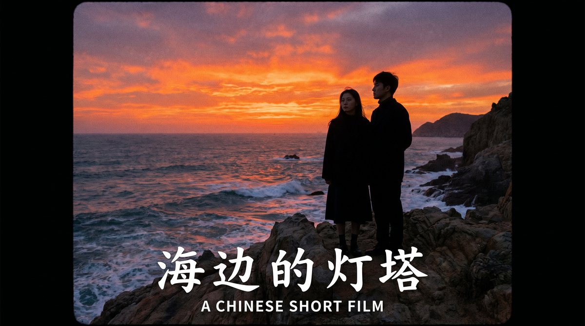 印象足拍获奖短片视频《海边的灯塔》
